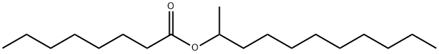 Octanoic acid, 1-methyldecyl ester 结构式