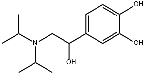 4-[2-[Bis(1-methylethyl)amino]-1-hydroxyethyl]-1,2-benzenediol 结构式