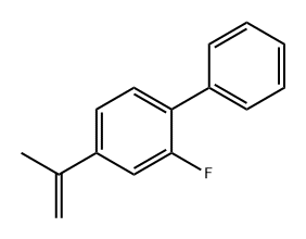 1,1'-Biphenyl, 2-fluoro-4-(1-methylethenyl)- 结构式