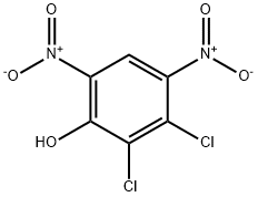2,3-dichloro-4,6-dinitrophenol 结构式