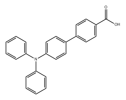 [1,1'-Biphenyl]-4-carboxylic acid, 4'-(diphenylamino)- 结构式