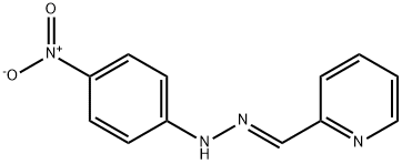 2-Pyridinecarboxaldehyde, (4-nitrophenyl)hydrazone, (E)- (9CI) 结构式