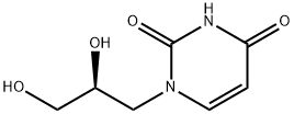 2,4(1H,3H)-Pyrimidinedione, 1-[(2S)-2,3-dihydroxypropyl]- 结构式