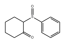 Cyclohexanone, 2-(phenylsulfinyl)- 结构式