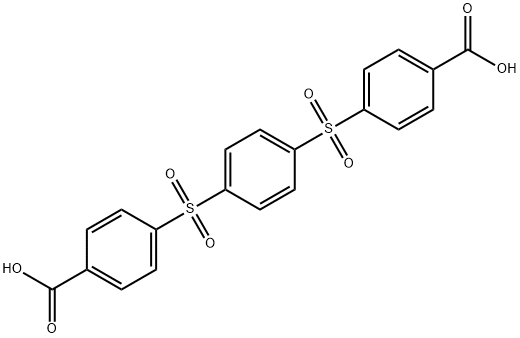 4,4-[1,4-亚苯基双(磺酰基)]双-苯甲酸 结构式