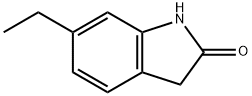 6-乙基吲哚啉-2-酮 结构式