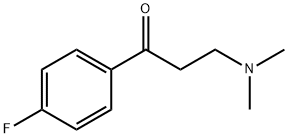 1-Propanone, 3-(dimethylamino)-1-(4-fluorophenyl)- 结构式