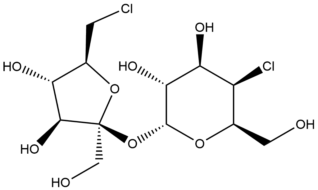 三氯蔗糖EP杂质E 结构式