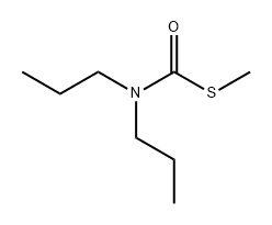 Carbamothioic acid, N,N-dipropyl-, S-methyl ester 结构式