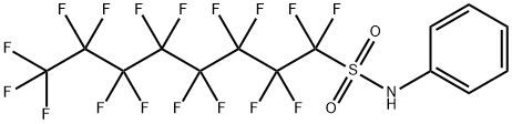 1-Octanesulfonamide, 1,1,2,2,3,3,4,4,5,5,6,6,7,7,8,8,8-heptadecafluoro-N-phenyl- 结构式