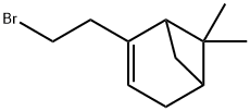 Bicyclo[3.1.1]hept-2-ene, 2-(2-bromoethyl)-6,6-dimethyl- 结构式