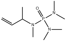 Phosphoric triamide, N,N,N',N',N''-pentamethyl-N''-(1-methyl-2-propen-1-yl)- 结构式