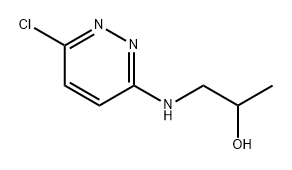1-((6-chloropyridazin-3-yl)amino)propan-2-ol 结构式