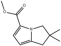 methyl 6,6-dimethyl-5,7-dihydropyrrolizine-3-carboxylate 结构式