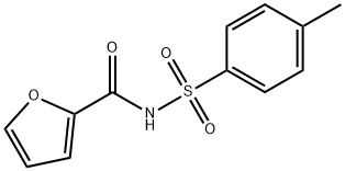 2-Furancarboxamide, N-[(4-methylphenyl)sulfonyl]- 结构式