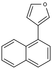 Furan, 3-(1-naphthalenyl)- 结构式