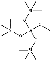 Trisiloxane, 3-methoxy-1,1,1,5,5,5-hexamethyl-3-[(trimethylsilyl)oxy]- 结构式