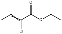 2-Butenoic acid, 2-chloro-, ethyl ester 结构式