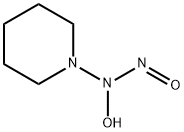 1-Piperidinamine, N-hydroxy-N-nitroso- 结构式