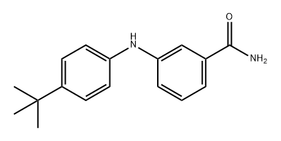 Benzamide, 3-[[4-(1,1-dimethylethyl)phenyl]amino]- 结构式