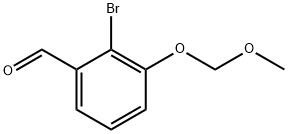 Benzaldehyde, 2-bromo-3-(methoxymethoxy)- 结构式