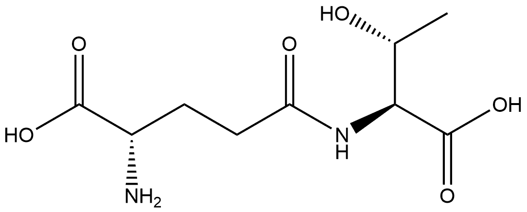 L-gamma-glutamyl-L-threonine 结构式