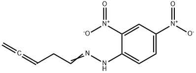 3,4-Pentadienal, 2-(2,4-dinitrophenyl)hydrazone 结构式