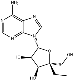 Adenosine, 4'-C-ethyl- 结构式