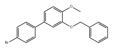 1,1'-Biphenyl, 4'-bromo-4-methoxy-3-(phenylmethoxy)- 结构式