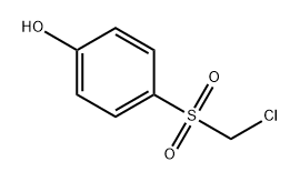 4-((氯甲基)磺酰基)苯酚 结构式