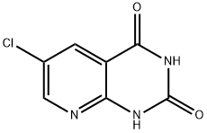 Pyrido[2,3-d]pyrimidine-2,4(1H,3H)-dione, 6-chloro- 结构式