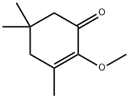 2-Cyclohexen-1-one, 2-methoxy-3,5,5-trimethyl- 结构式
