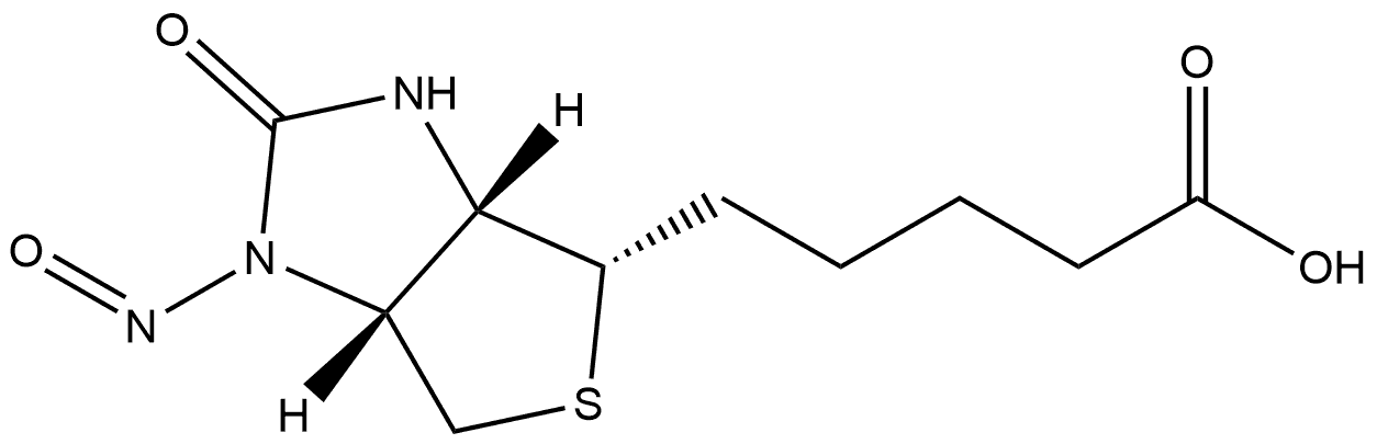1′-亚硝基生物素 结构式