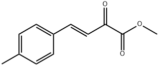 甲基4 -(4-甲基苯基)-2-氧代-3-烯酸甲酯 结构式