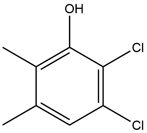 2,3-Dichloro-5,6-dimethylphenol 结构式