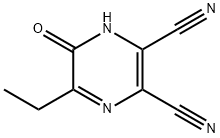 5-乙基-6-羟基吡嗪-2,3-二腈 结构式