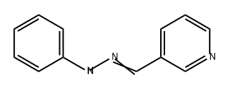 3-Pyridinecarboxaldehyde, 2-phenylhydrazone 结构式