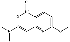 Ethenamine, 2-(6-methoxy-3-nitro-2-pyridinyl)-N,N-dimethyl-, (1E)- 结构式