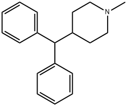 Piperidine, 4-(diphenylmethyl)-1-methyl- 结构式