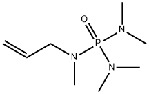 Phosphoric triamide, N,N,N',N',N''-pentamethyl-N''-2-propen-1-yl- 结构式