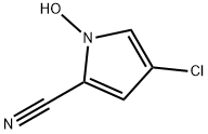 1H-Pyrrole-2-carbonitrile, 4-chloro-1-hydroxy- 结构式