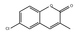 6-氯-3-甲基-2H-色烯-2-酮 结构式