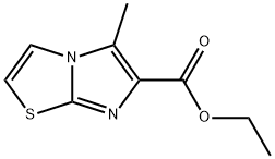 Imidazo[2,1-b]thiazole-6-carboxylic acid, 5-methyl-, ethyl ester 结构式