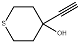 4-乙炔基四氢2H噻喃-4-醇 结构式