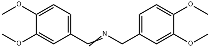 1-(3,4-Dimethoxyphenyl)-N-[(3,4-dimethoxyphenyl)methyl]methanimine 结构式