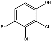 4-溴-2-氯-1,3-苯二醇 结构式