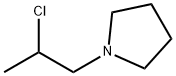 1-(2-Chloropropyl)pyrrolidine 结构式