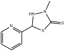 1,3,4-Thiadiazolidine-2-thione, 3-methyl-5-(2-pyridinyl)- 结构式