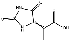 Propanoic acid, 2-(2,5-dioxo-4-imidazolidinylidene)- 结构式