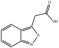 2-(苯并[C]异噻唑-3-基)乙酸 结构式